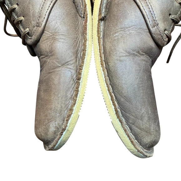 Oliberte Shoes Mens Size 11‎ Leather Lace Up Chukka Crepe Sole Casual Comfort - Picture 5 of 13